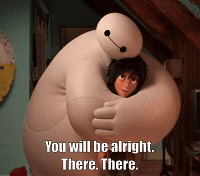 Big Hero 6 Hugging Boy You Will Be Alright There There GIF