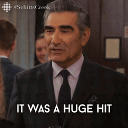 Big Hit Johnny Rose Schitts Creek GIF