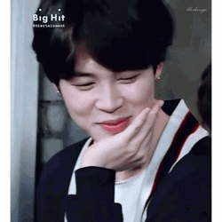 Big Hit Member Jimin Smiling GIF