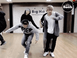 Big Hit Playful Dance Rehearsal GIF