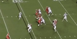 Big Hits Football Eric Coley Rolling Over GIF