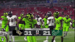 Big Hits Football Fist Pump College Football Competitio GIF