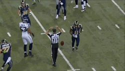 Big Hits Football Knock Out Tackle NFL GIF