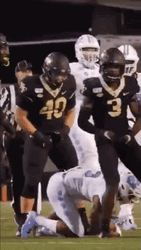 Big Hits Football Wake Football College Touchdown GIF