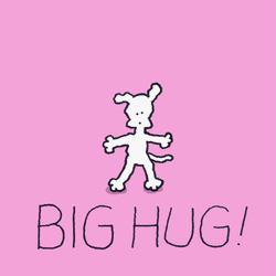 Big Hugs Chippy The Dog Sticker GIF