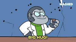 Big Hugs Mashed Monkey GIF