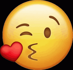 Big Kiss Emoji GIF