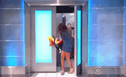 Big Lady Brings Floaty Inside Brother Again GIF