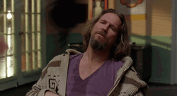 Big Lebwoski Flying Cup On Dude's Face GIF