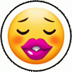 Big Lips Emoji GIF