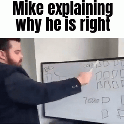 Big Mike Explaining Why He Is Right GIF