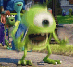 Big Mike Monster Face Scream GIF