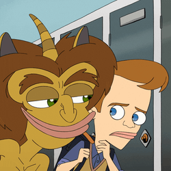 Big Mouth Connie Eyebrow Twitch GIF