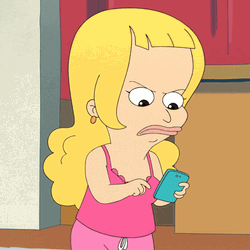 Big Mouth Frustrated Lola Skumpy Social Media GIF
