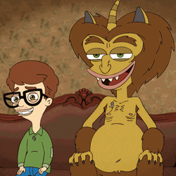 Big Mouth Hormone Monster Andrew Laughing GIF