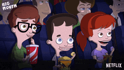 Big Mouth Kids Watching Movie GIF