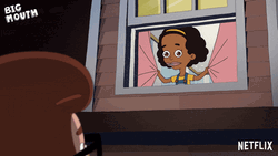 Big Mouth Missy Foreman Hiding GIF