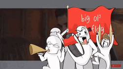 Big Of Red Flag GIF
