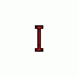 Big Red Letter I GIF
