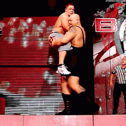 Big Show Chokeslam John Cena To Spotlight GIF