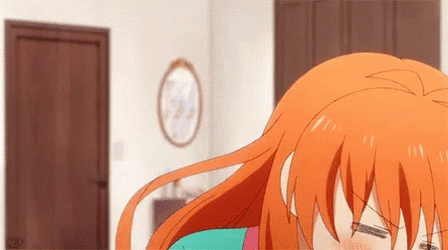 Big Sigh Grumpy Girl GIF