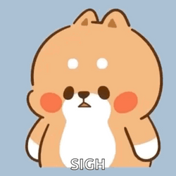 Big Sigh Tonton Tired Face GIF