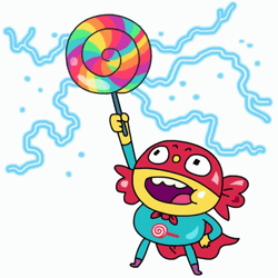 Big Skittles Candy Lolly GIF