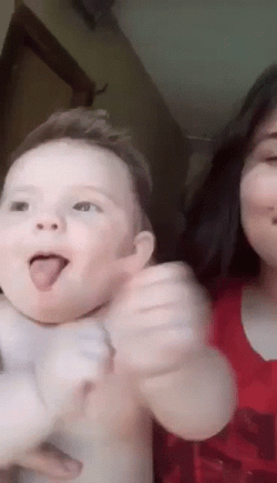 Big Smile Baby Girl GIF
