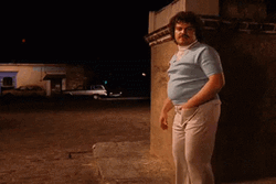 Big Stomach Man Lunge GIF