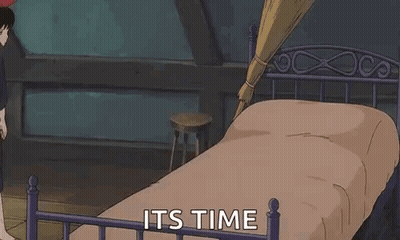 Big Teeth Cartoon Holding Toothbrush By Green Tile Wall GIF
