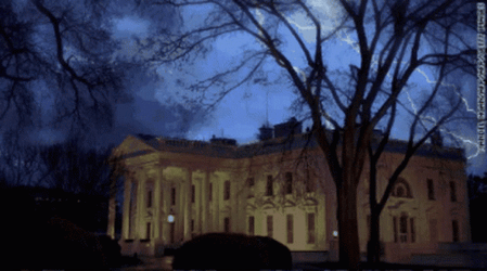 Big White Haunted House GIF