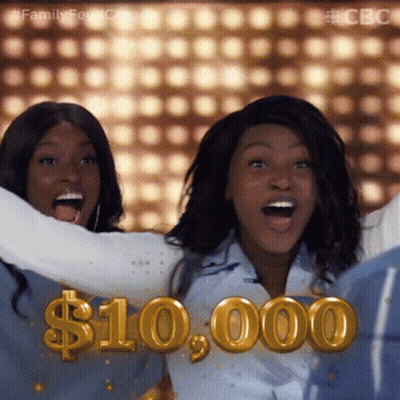 Big Win Sign In Blue Circle GIF