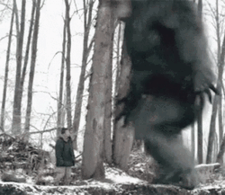 Bigfoot Stumping His Feet GIF