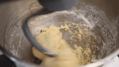 Bigger Better Baking Batter In Mixer GIF