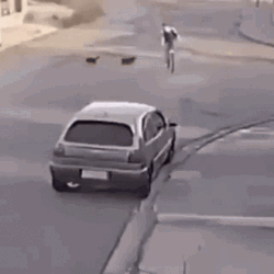 Bike Chased By Dogs Fails GIF