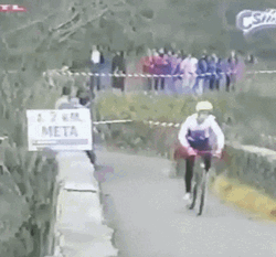 Bike Cheater Got Punch GIF