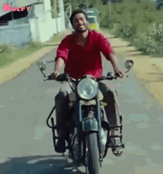 Bike Riding Dhanush Indian Actor GIF