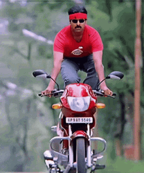Bike Riding Gudumba Shankar Movie GIF