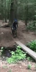 Bike Riding Mountain Bike Fail GIF