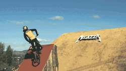 Bike Sick Mountain Spinning Trick GIF