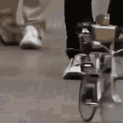 Biking Robot Machine GIF