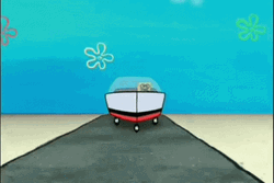Bikini Bottom Crazy Driving GIF