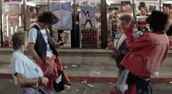 Bill And Ted Dancing With The Group GIF