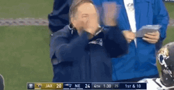 Bill Belichick Cheering Applause GIF