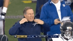Bill Belichick Clapping After They Win GIF