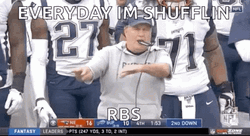 Bill Belichick Everyday Im Shufflin GIF