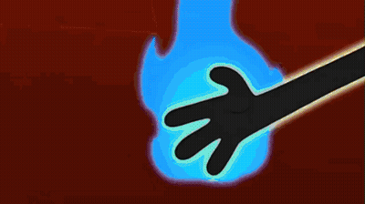 Bill Cipher Holding Knife In Front Of Pyramid GIF