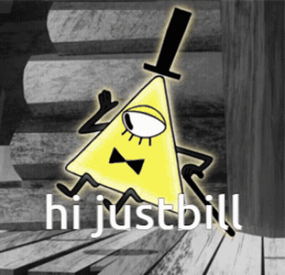 Bill Cipher Saying Hi Justbill GIF