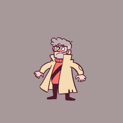 Bill Cipher Surrounded By Pyramids Saying Well GIF