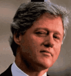 Bill Clinton Filter Eyeglasses GIF